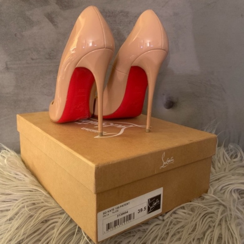 Tan Christian Louboutin’s